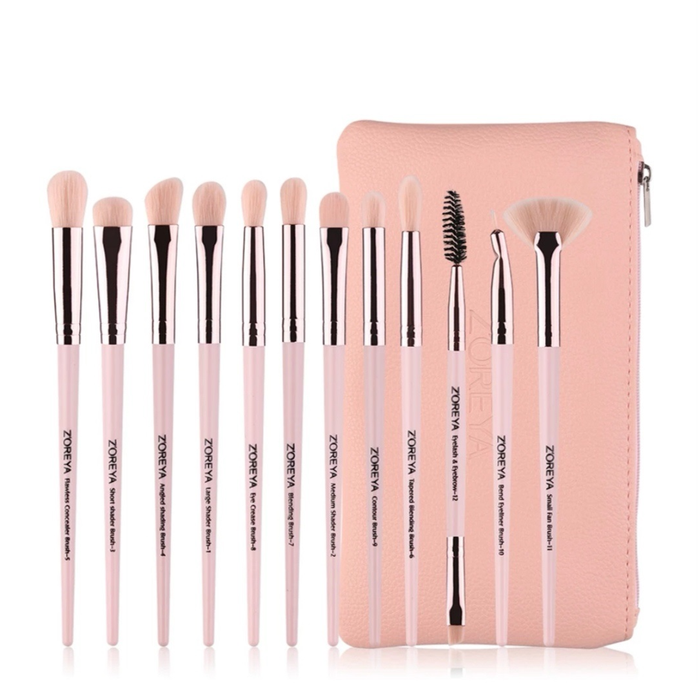 Z'OREYA 12 Makeup Brush Set
