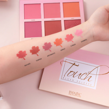 IMAGIC 6 Color Touch Blush Makeup Palette