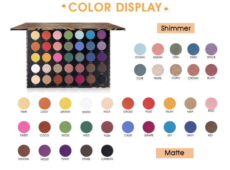IMAGIC 35 Color Tiger Eyeshadow Makeup Palette