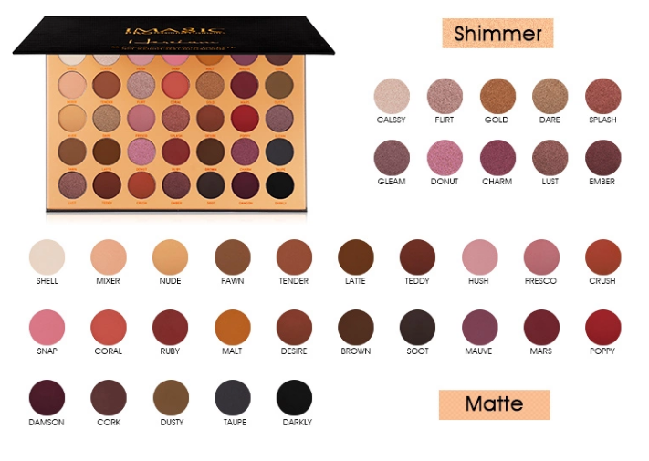 IMAGIC 35 Color Hereiam Eyeshadow Makeup Palette