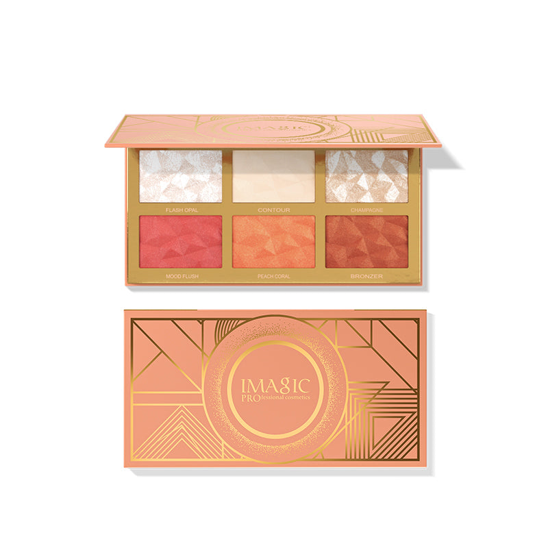 IMAGIC 6 Color Face Makeup Palette