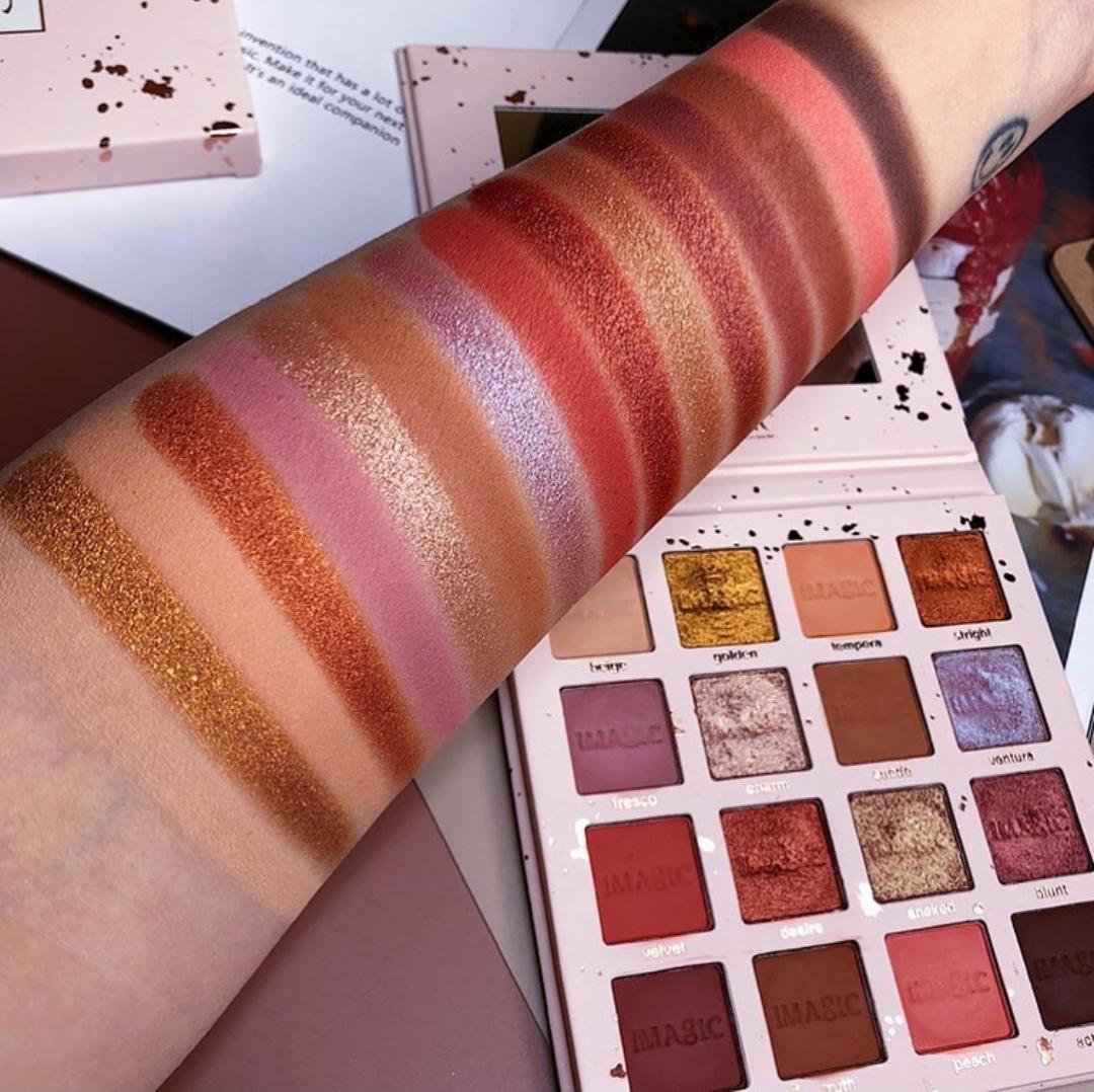 IMAGIC 16 Color Pinkpop Eyeshadow Makeup Palette
