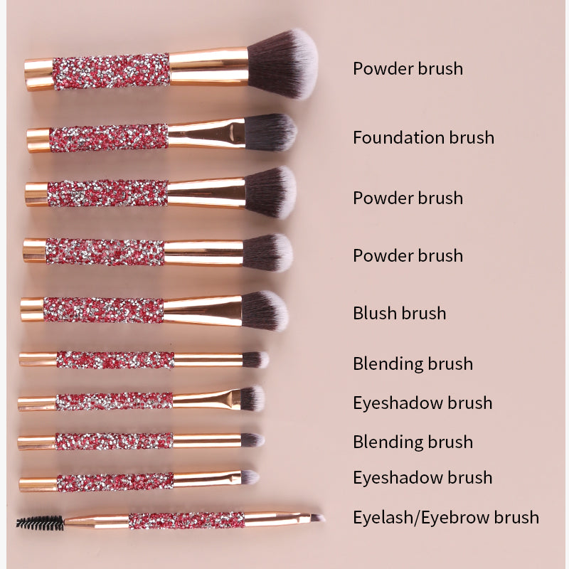 Z'OREYA 10 Makeup Brush Set