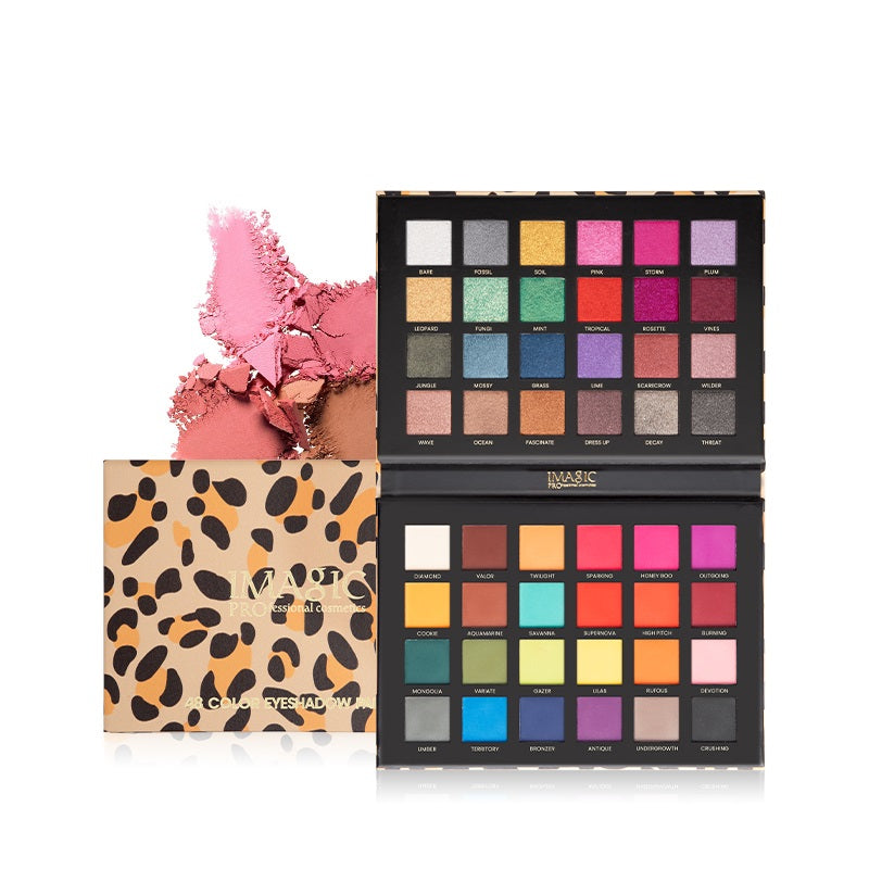 IMAGIC 48 Color Leopard Eyeshadow Makeup Palette