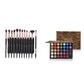 IMAGIC 35/36 Color Eyeshadow Makeup Palette + 12 pcs Z'oreya Brush Set Bundle